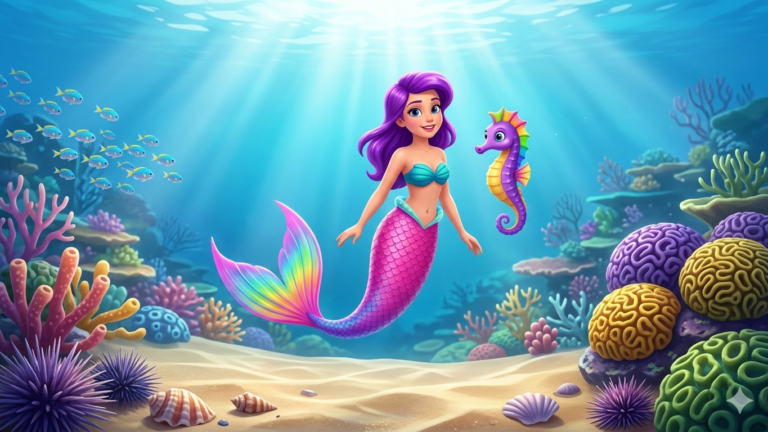 🧜‍♀️ Lina’nın Sihiri Eğitici Bir Deniz Kızı Masalı